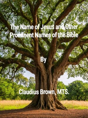 cover image of The Name of Jesus and Other Prominent names of the Bible